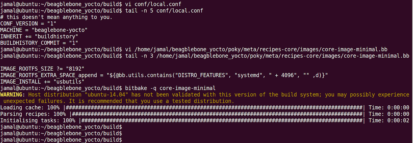 Tracking changes to image contents in Yocto buildhistory
