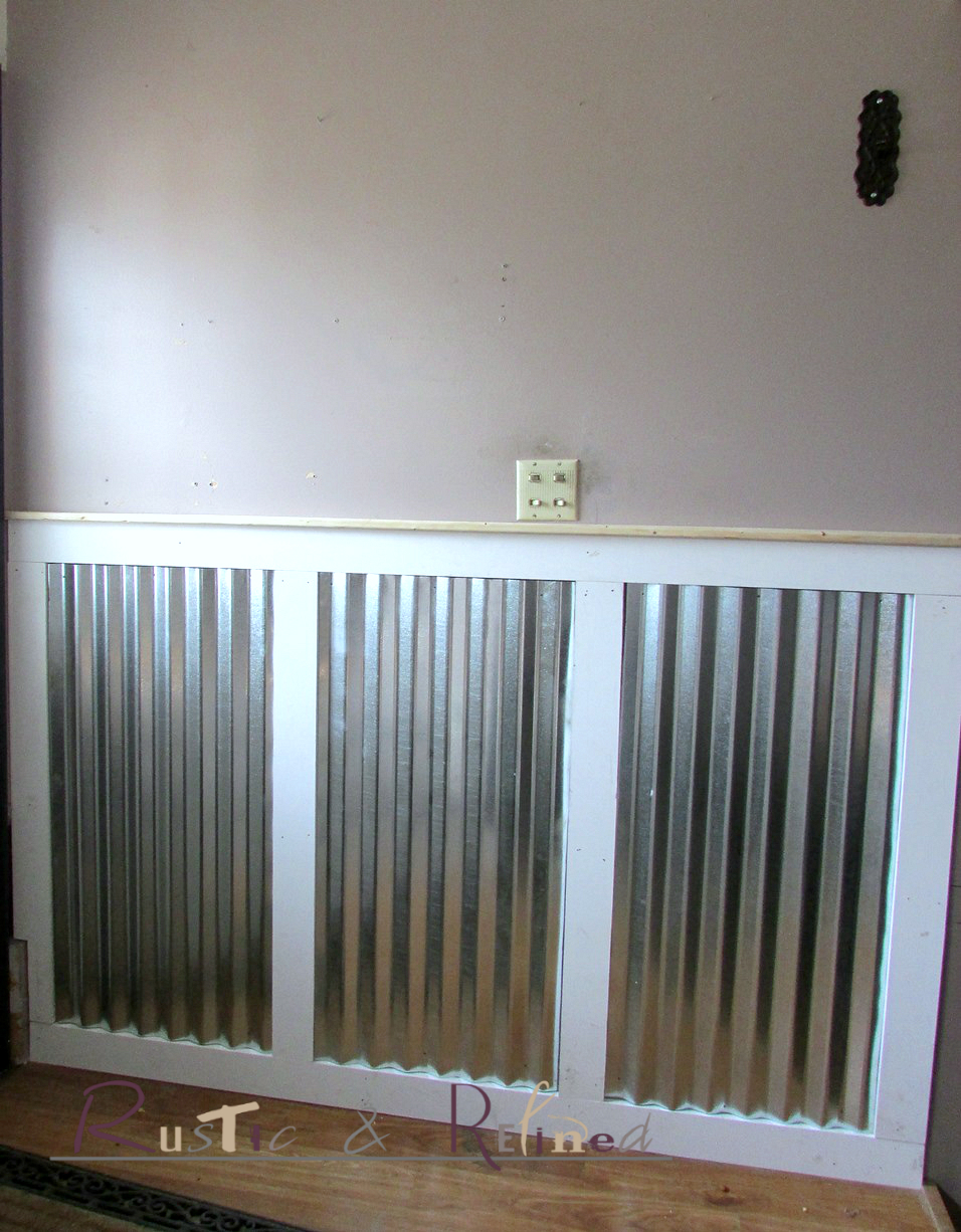 Tin Wainscoting Panels adding galvanized tin as wainscoting rustic refined Tin Wainscoting Panels adding galvanized tin as wainscoting rustic refined