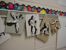 Mrs. Knight's Smartest Artists: Fourth grade Foil Figures