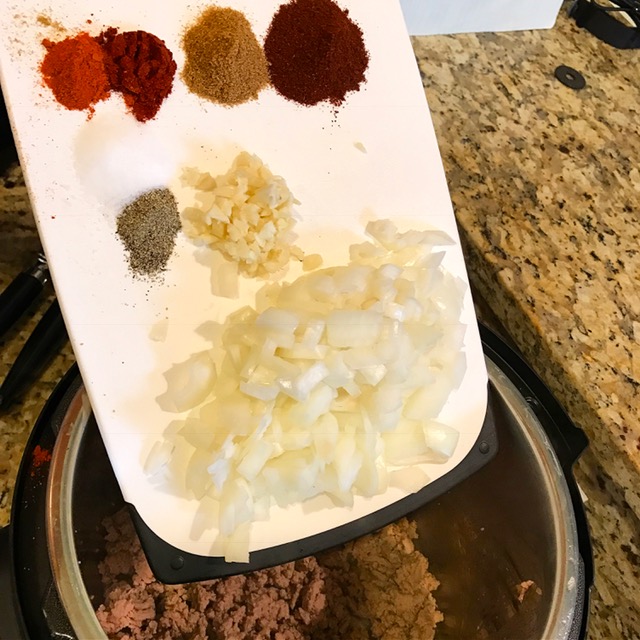 Instant Pot Smokey Meat Sauce over Rice (PotinPot) Food Under