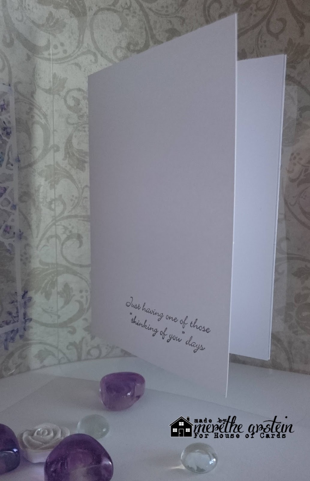 Merethes Kreative Boble Acetat and vellum card
