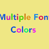 How To Set Multiple Font Colors in a Single label in Swift 3.0?