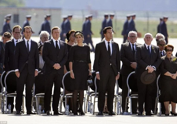 Queen Maxima attended a ceremony for the victims of downed Malaysia Airlines flight MH17