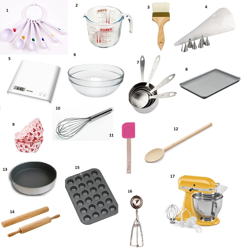 Essential Baking Equipment – Theory Lesson 1 – Caroline's Easy Baking  Lessons