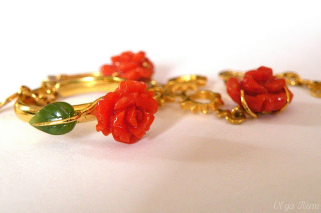 U7 Rose Flower Charm Bracelet Women Girls 18K Gold Platinum Plated Link Dozen  Roses Jewelry Lover Gift - Walmart.com