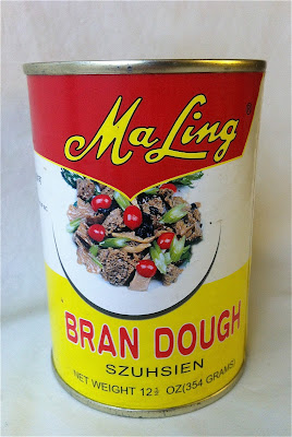 A can of Ma Ling brand bran dough