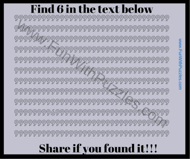 Eye Test Pictures and Visual Brain Teaser - 2