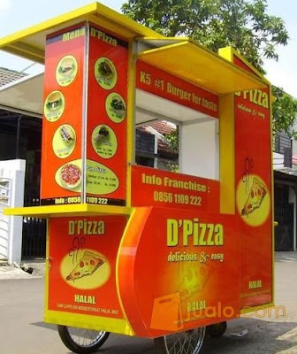 INSPIRASI..!! Inilah 74 Model Gerobak Jualan yang Unik Cocok untuk