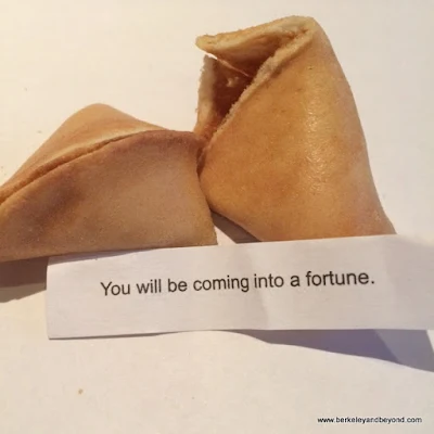 fortune cookie at Yet Wah in San Rafael, California