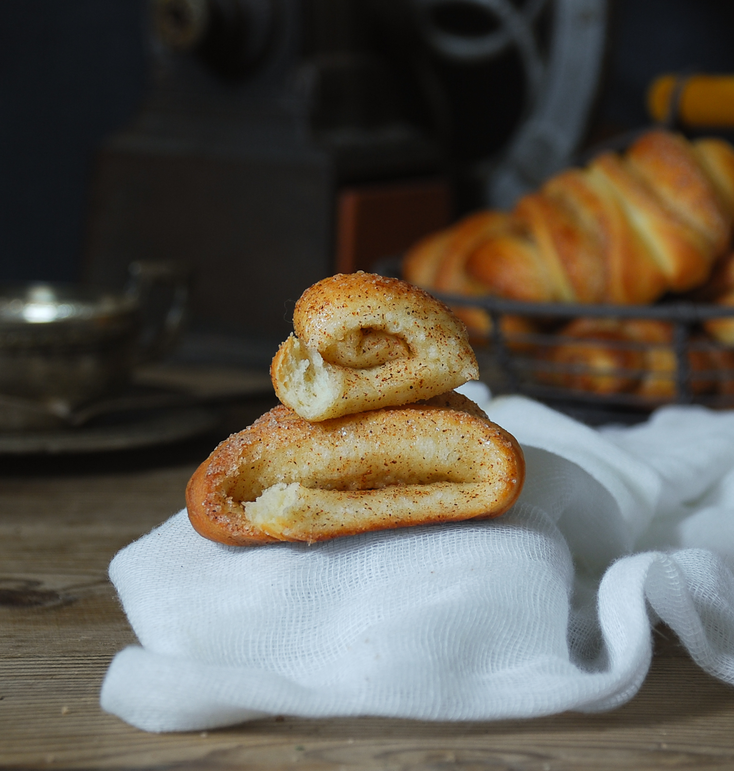 Franzbrötchen - Cinnamon rolls - Rollitos de canela alemanes