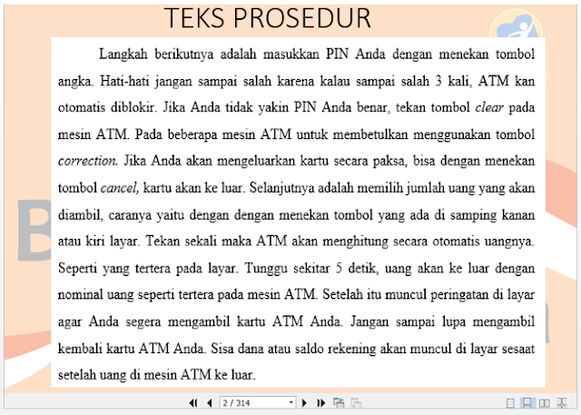 Ppt Struktur Dan Aspek Kebahasaan Teks Prosedur