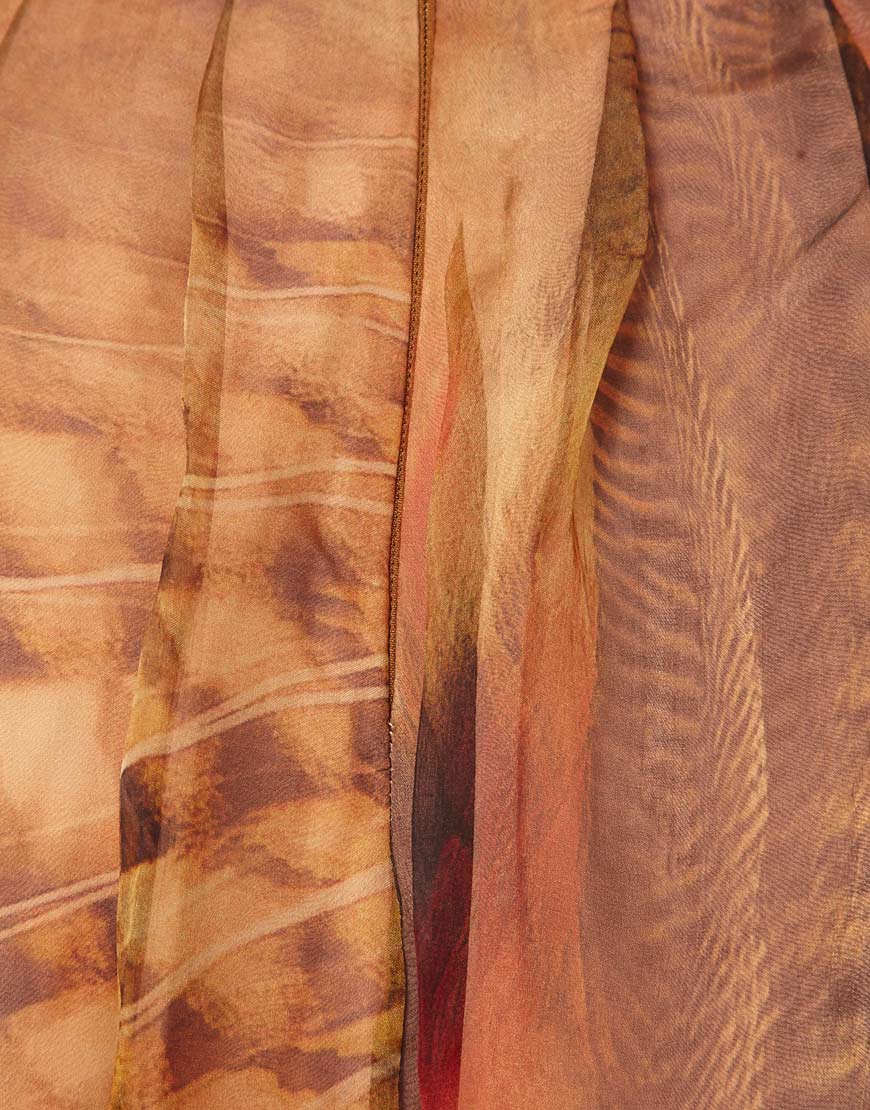 Style Fashion Corner Ted Baker Woodland Feather Prom Dress