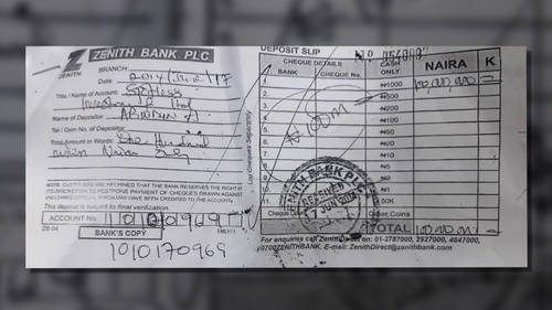 Zenith Bank Account Statement 2025