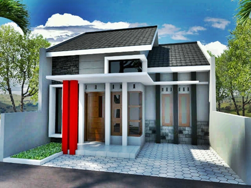 gambar rumah minimalis sederhana 1 lantai model 32