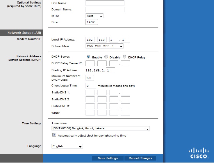Campur Artikel ^_* Cara Setting Modem ADSL Linksys WAG120N
