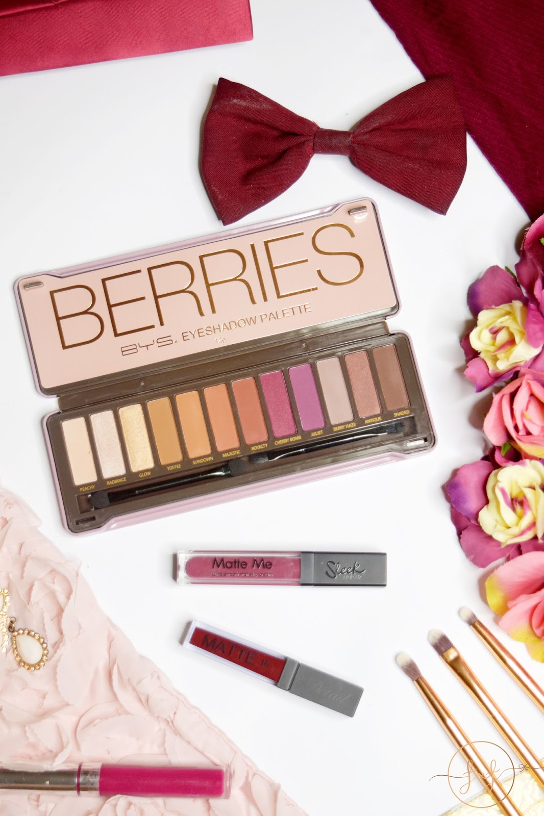 BYS Berries Eyeshadow Palette Review & Swatches Fashion Fairytale