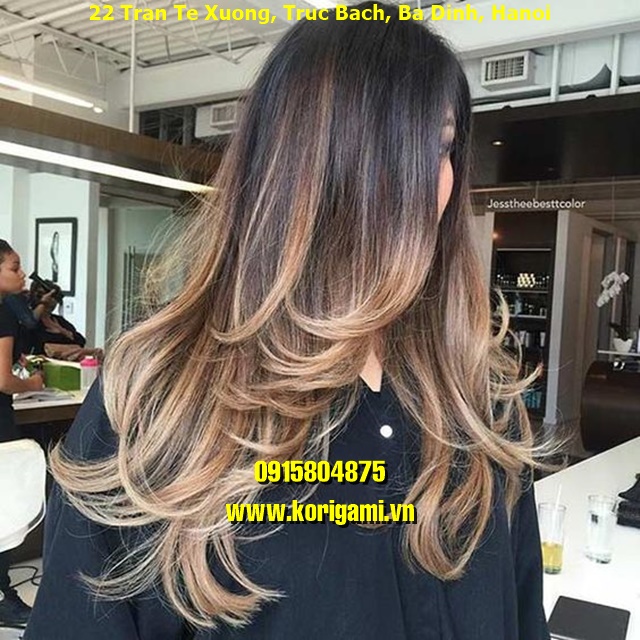 BALAYAGE HAIR COLOR IDEAS FOR WOMEN IN HANOI VIETNAM