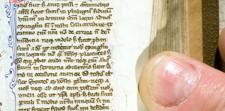 Manuscript: small book gothic.