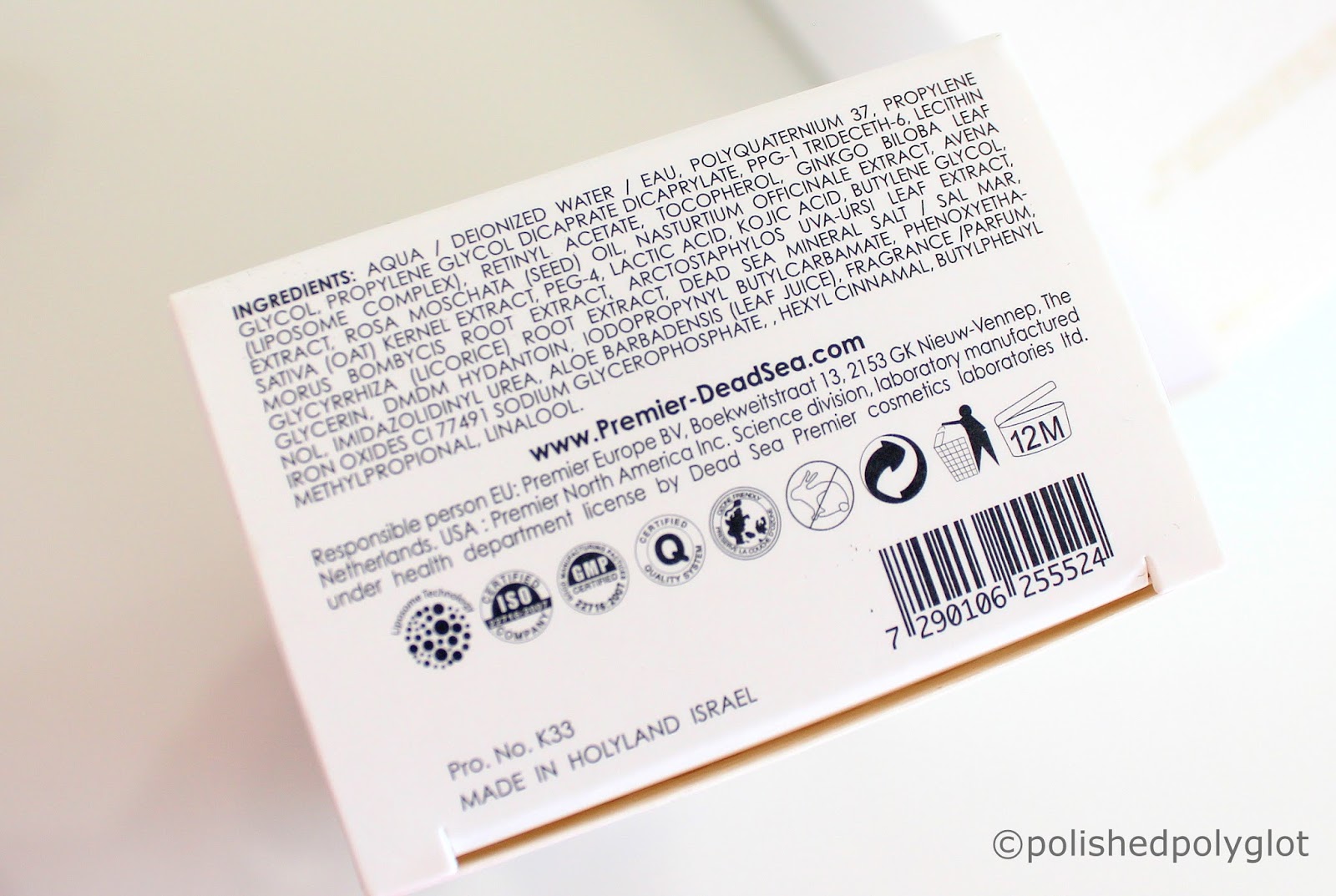 Skincare │ Premier Biox Ultra, Luxury from the Dead Sea / Polished Polyglot