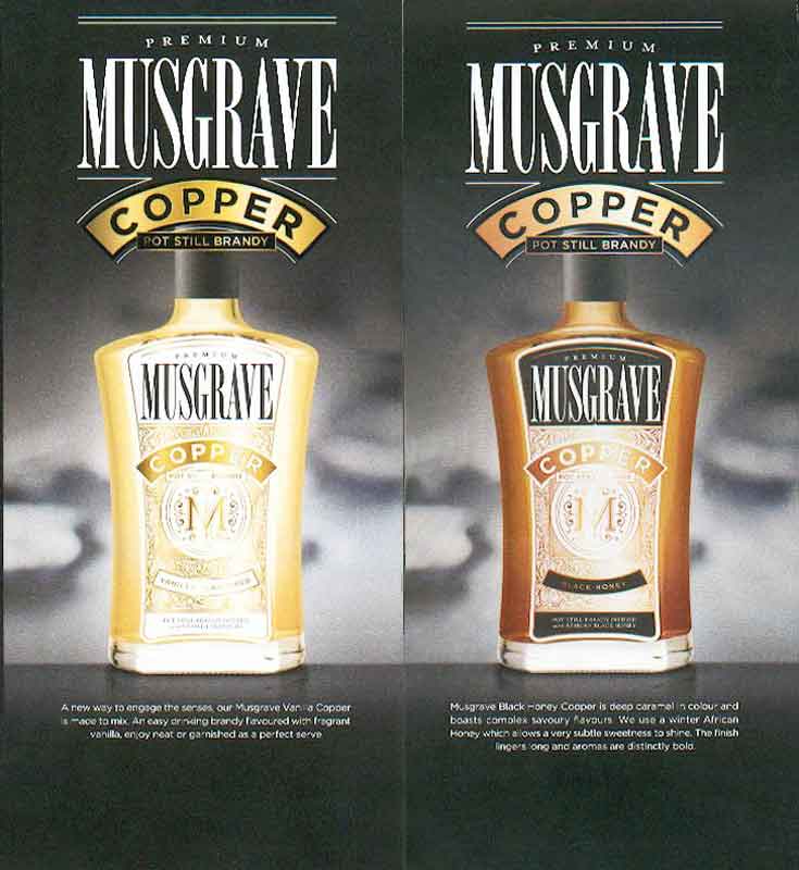 . Musgrave Gin launches Copper, a range of brandies