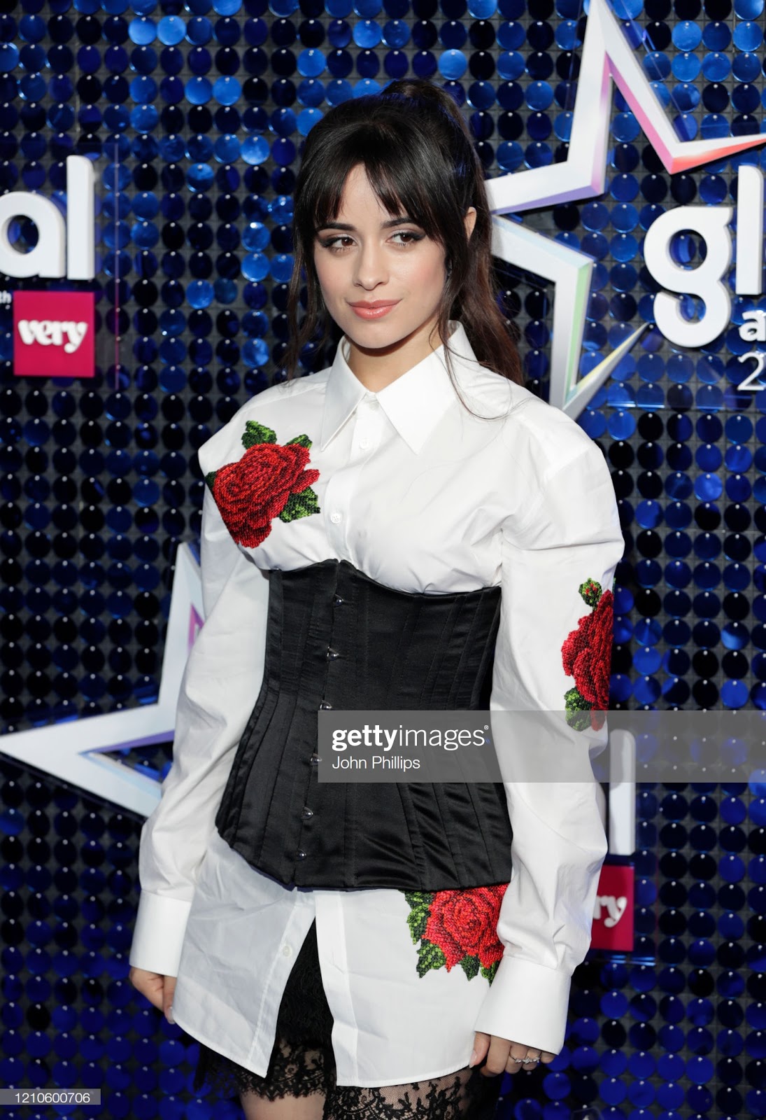 Ladies in Satin Blouses: camila cabello - white blouse
