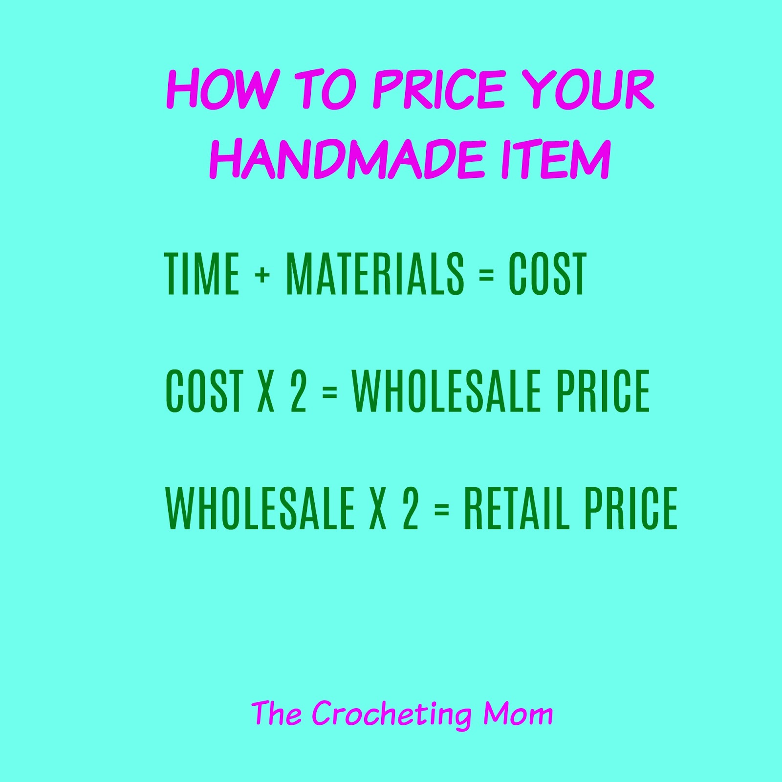 How to Price Your Crocheted Items