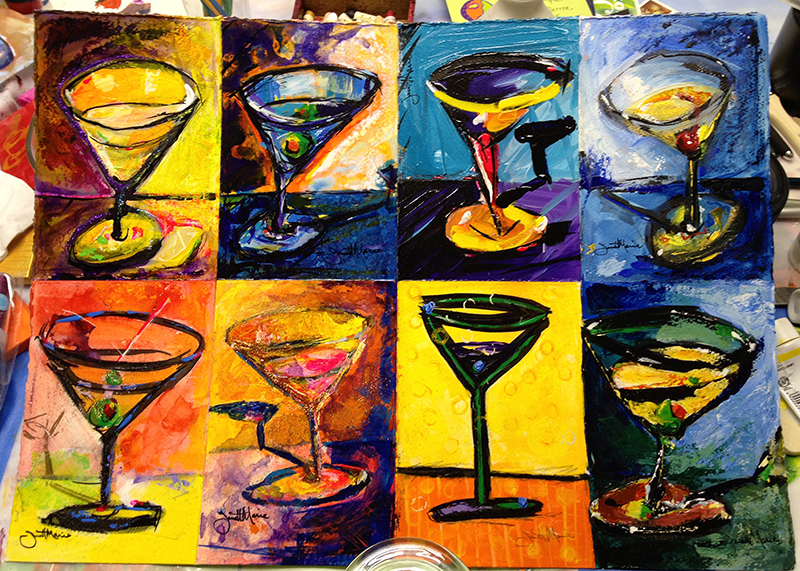 Little Paintings "Petite Martini" 30
