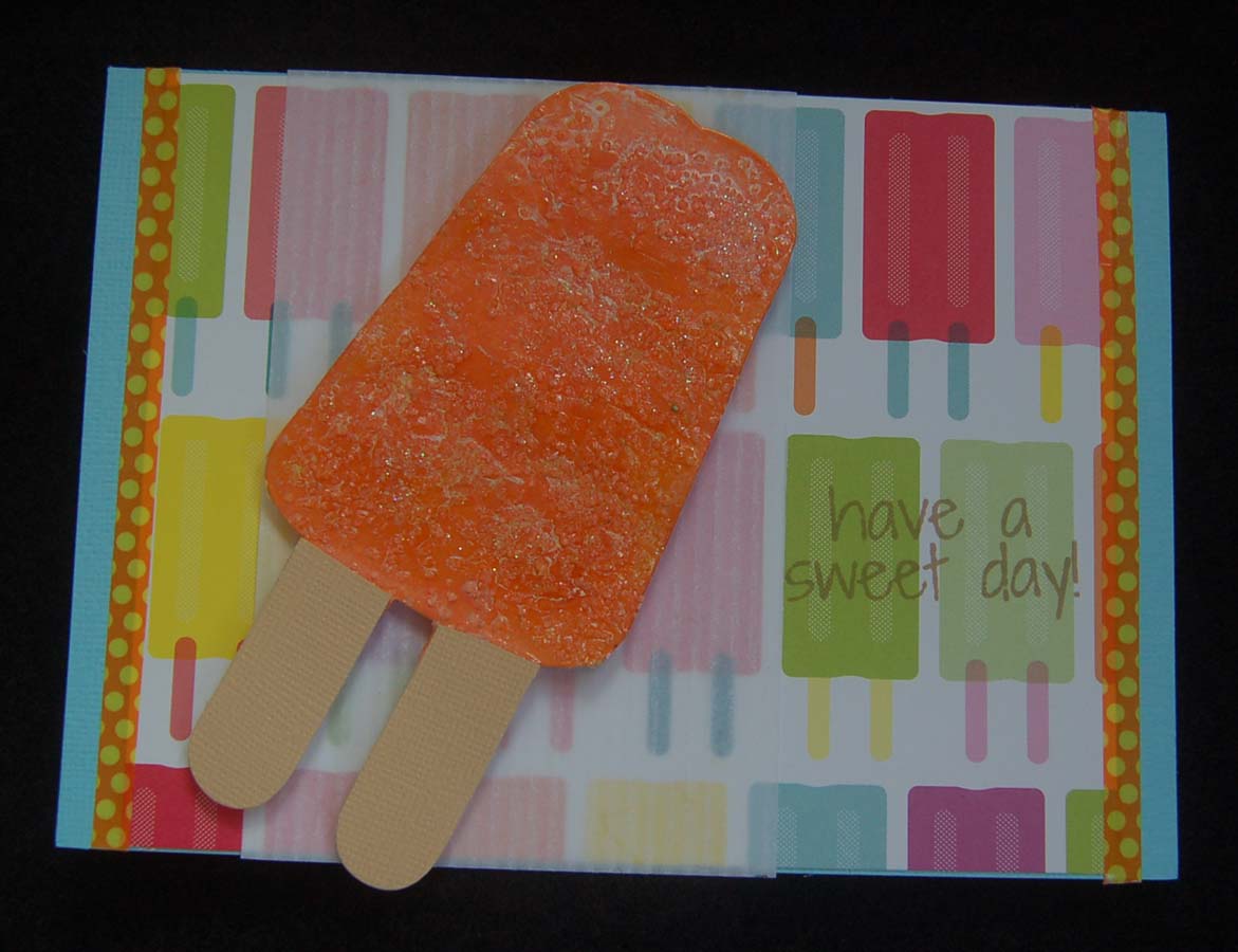 Lynn's Craft Blog Cool Popsicle Card