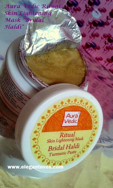 Aura Vedic Ritual Skin Lightening Mask #Bridal Haldi