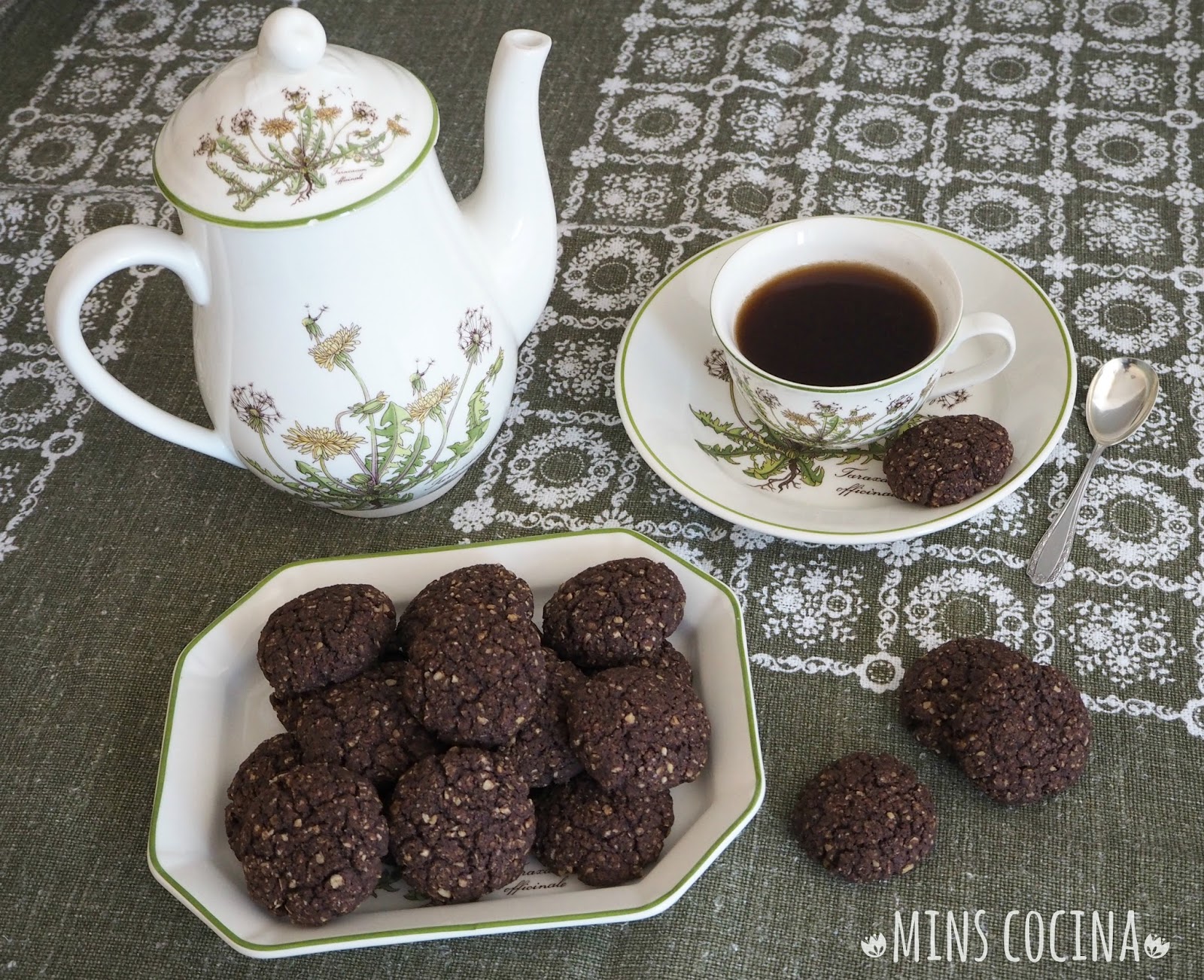 Mins Cocina Galletas de centeno con chocolate y aceite de oliva virgen extra