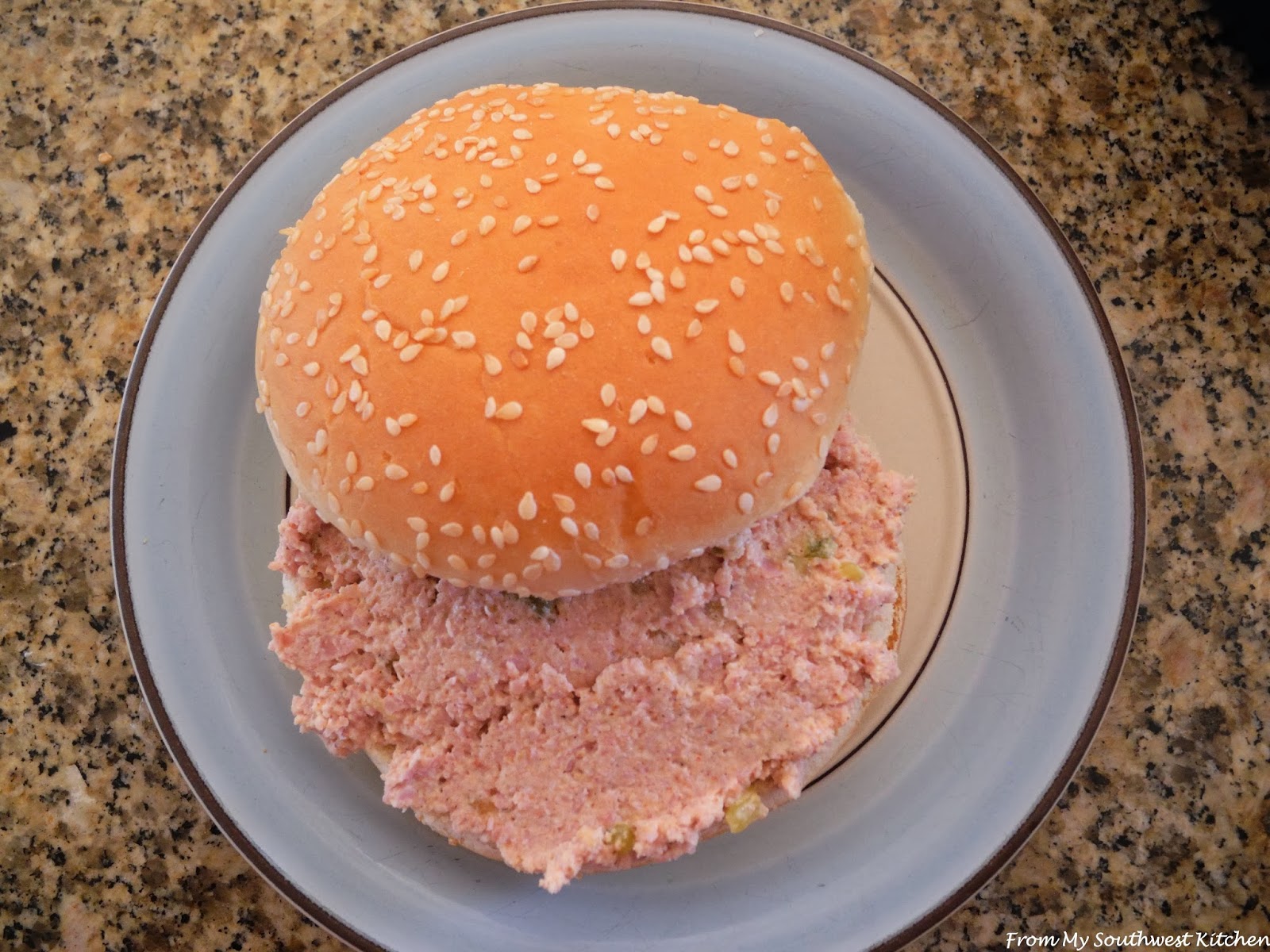 From My Southwest Kitchen Deviled Ham Spread