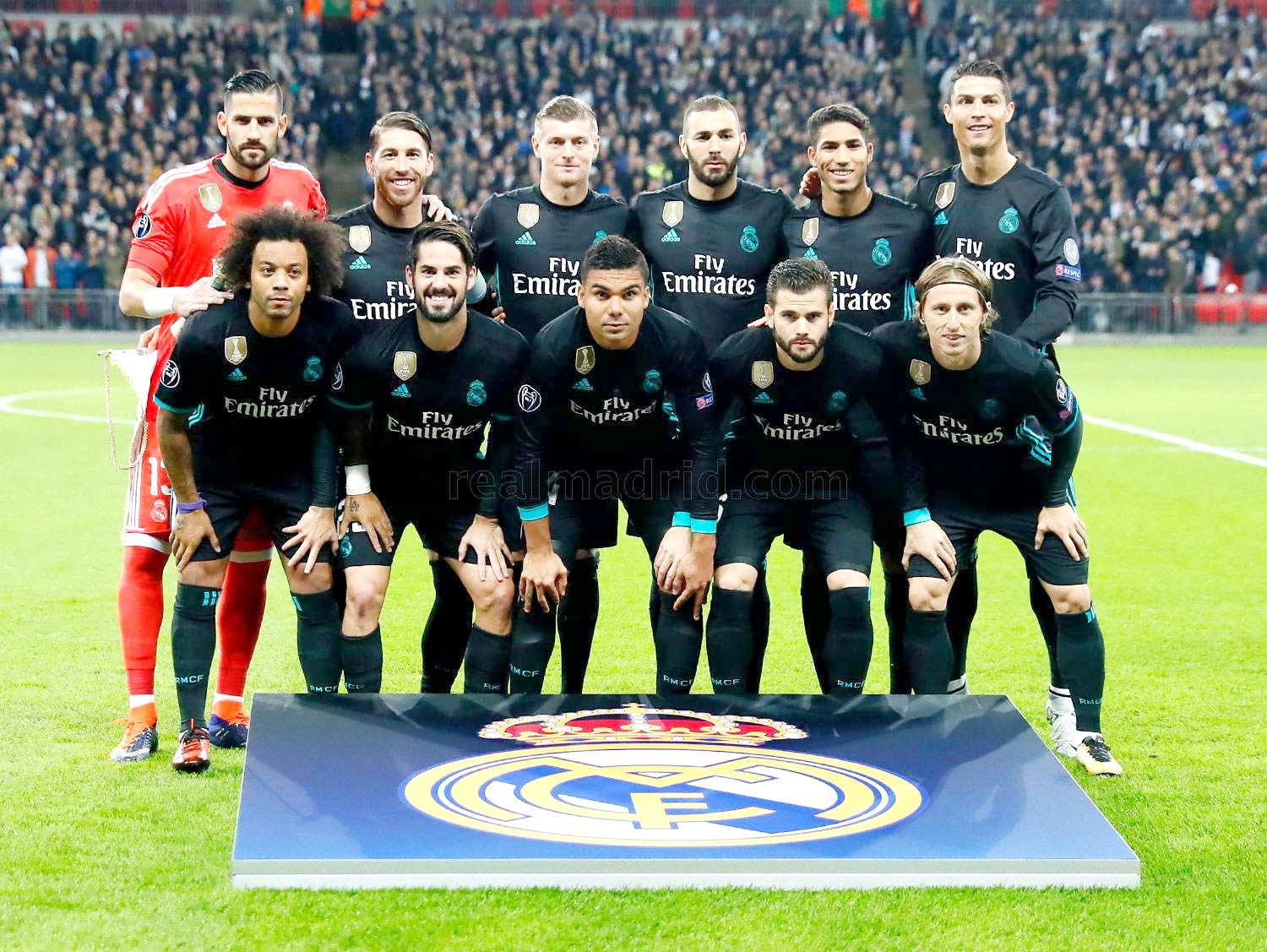 REAL MADRID contra Tottenham 01/11/2017 Liga de Campeones