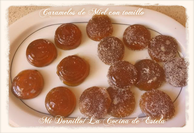 Caramelos De Miel  Y Tomillo Caseros.
