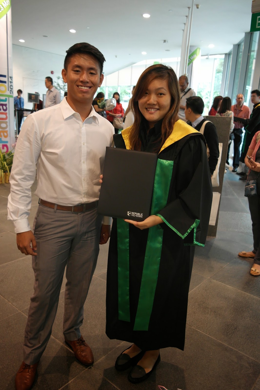 Graduation Ceremony in Republic Polytechnic - Tiffanythedeepfriedtofu