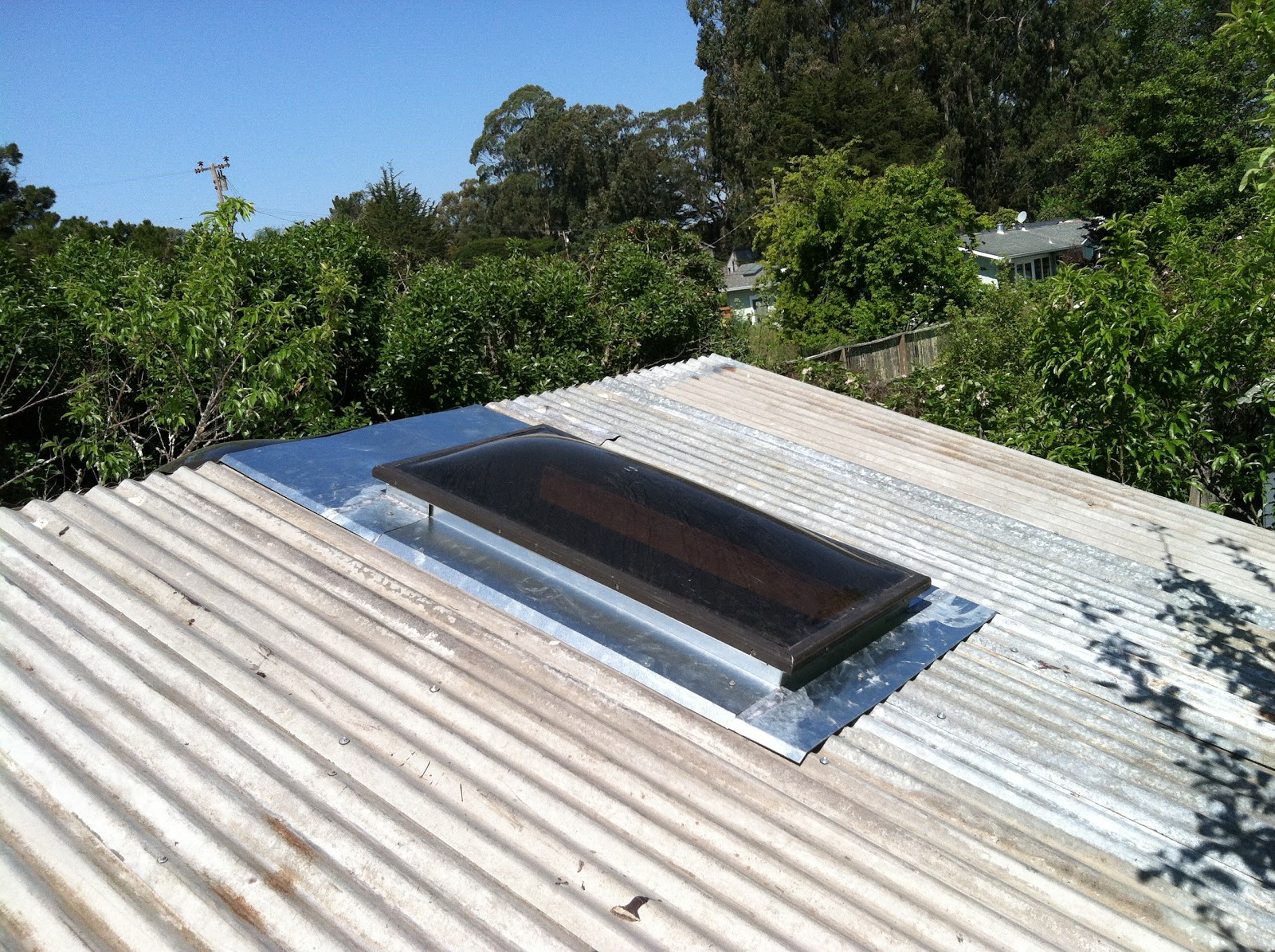 O'Connor Sheetmetal Simple, effective skylight flashing