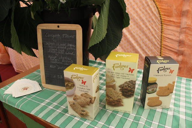 Fudges, my favourite cheese biscuits, happen to come from Dorset. They adorned the cheese boards.