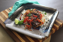 Thai Spicy Beef on Rice Noodle