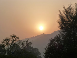 Sunrise over the Kisiizi hills