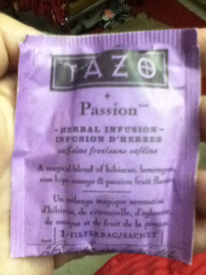 TastEA Time! Tazo Passion (Hibiscus tea with tropical flavors)