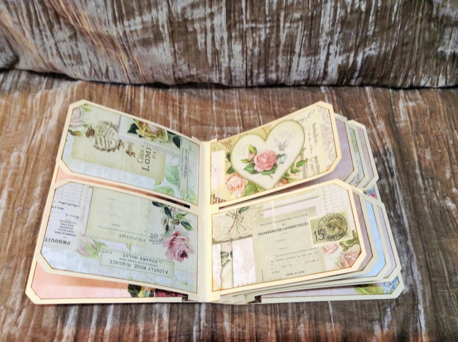 Heart of a Gipssy: Vintage Tags Mini Album Video Tutorial