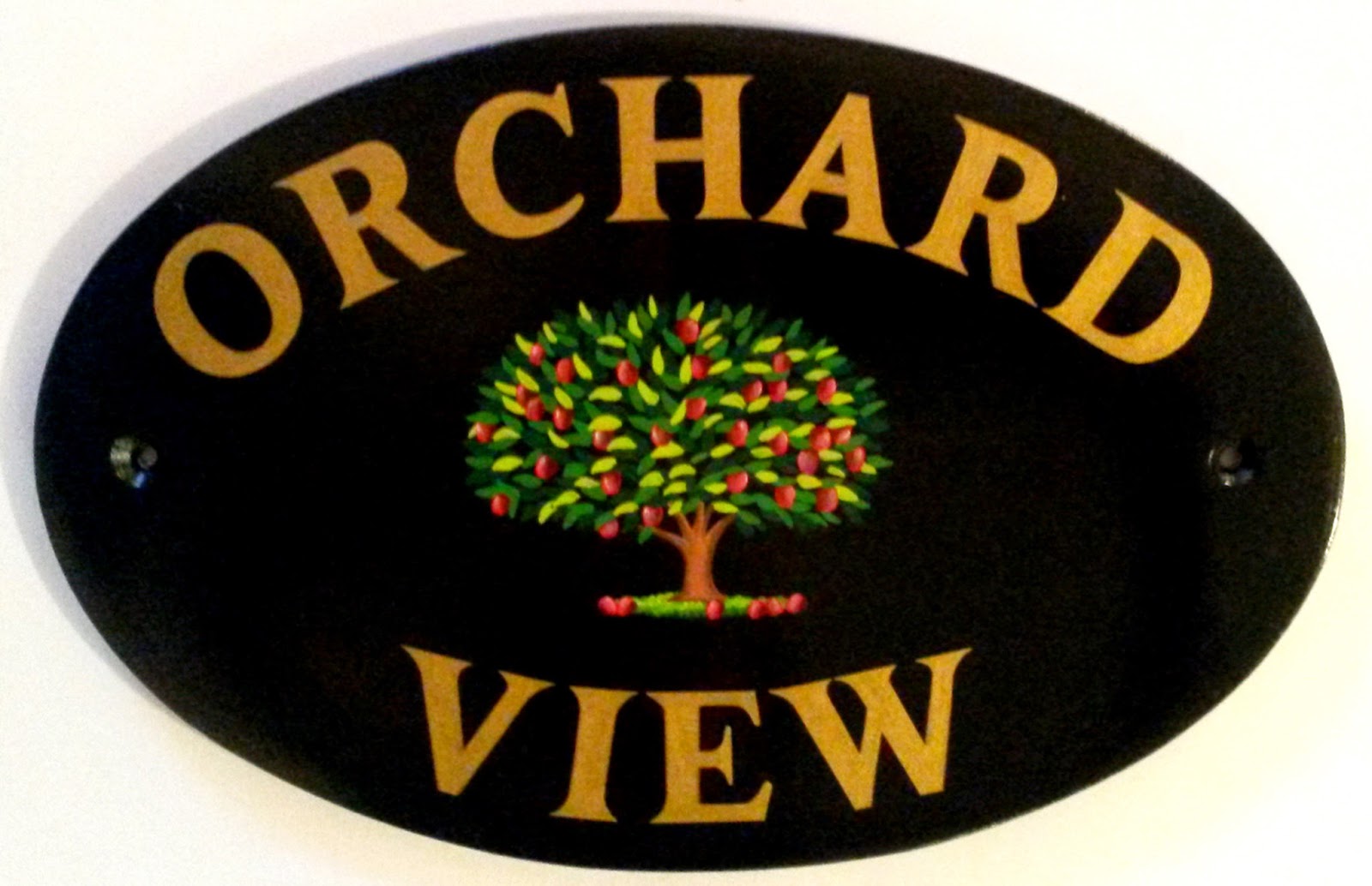 Hand Painted House Signs by Ceramic Art House Signs, Door Numbers