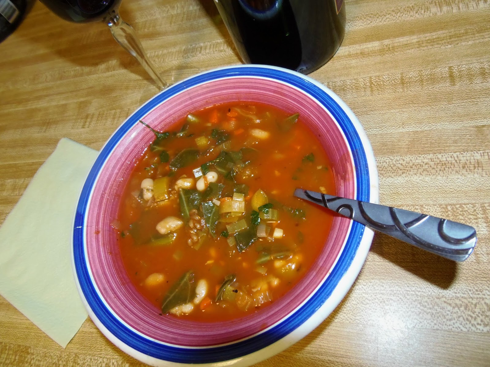 Glo's Kitchen Smoky Vegetable & Wheat Berry Soup