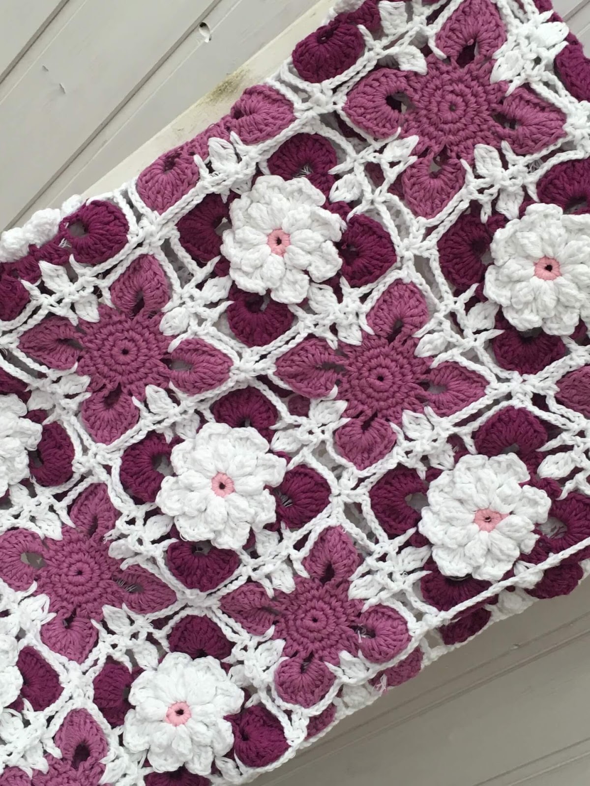 Flower Blanket Free Pattern Download