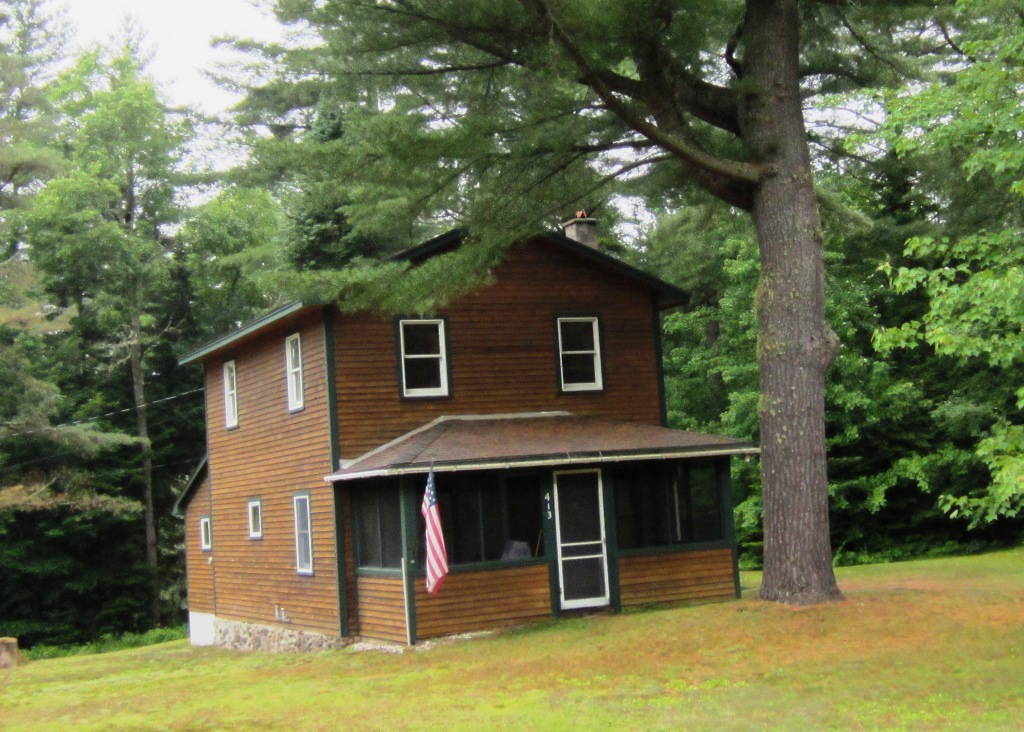 Windswept Adventure Jones Pond Road To Rainbow Lake, New York
