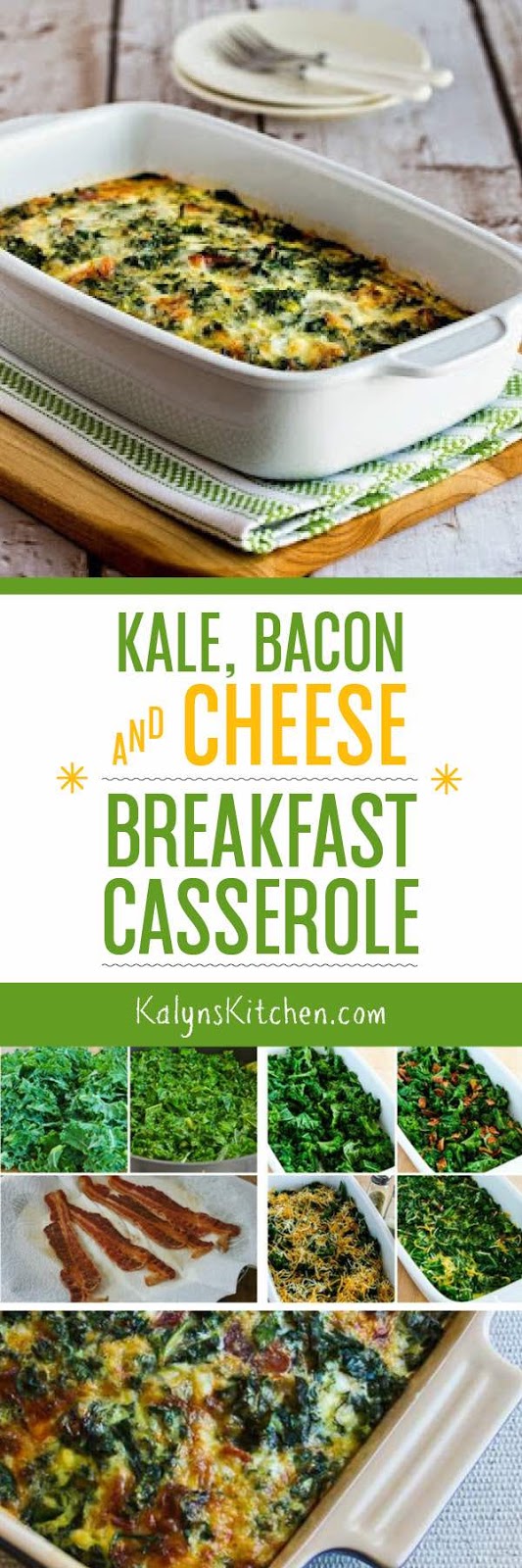 Kale, Bacon, and Cheese Breakfast Casserole Kalyn's Kitchen