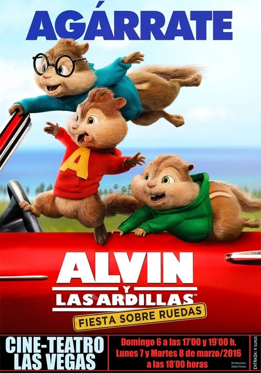 Cine: Agárrate, Alvin y las ardillas