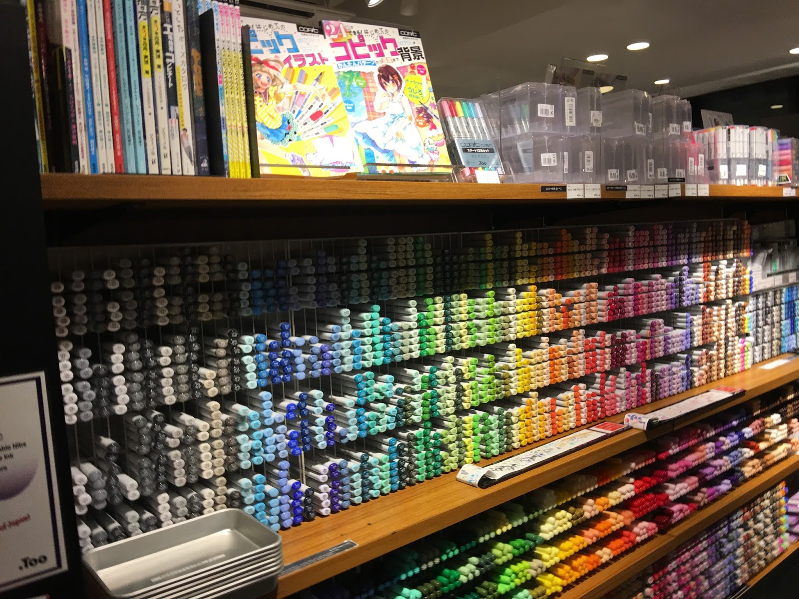 Found a set of copics from  Japan at the Japanese price