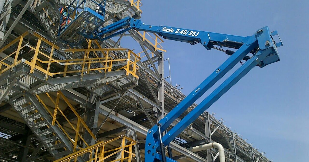 Scissor lift dan Boom lift murah Alat berat: SEWA/RENTAL SALES/JUAL