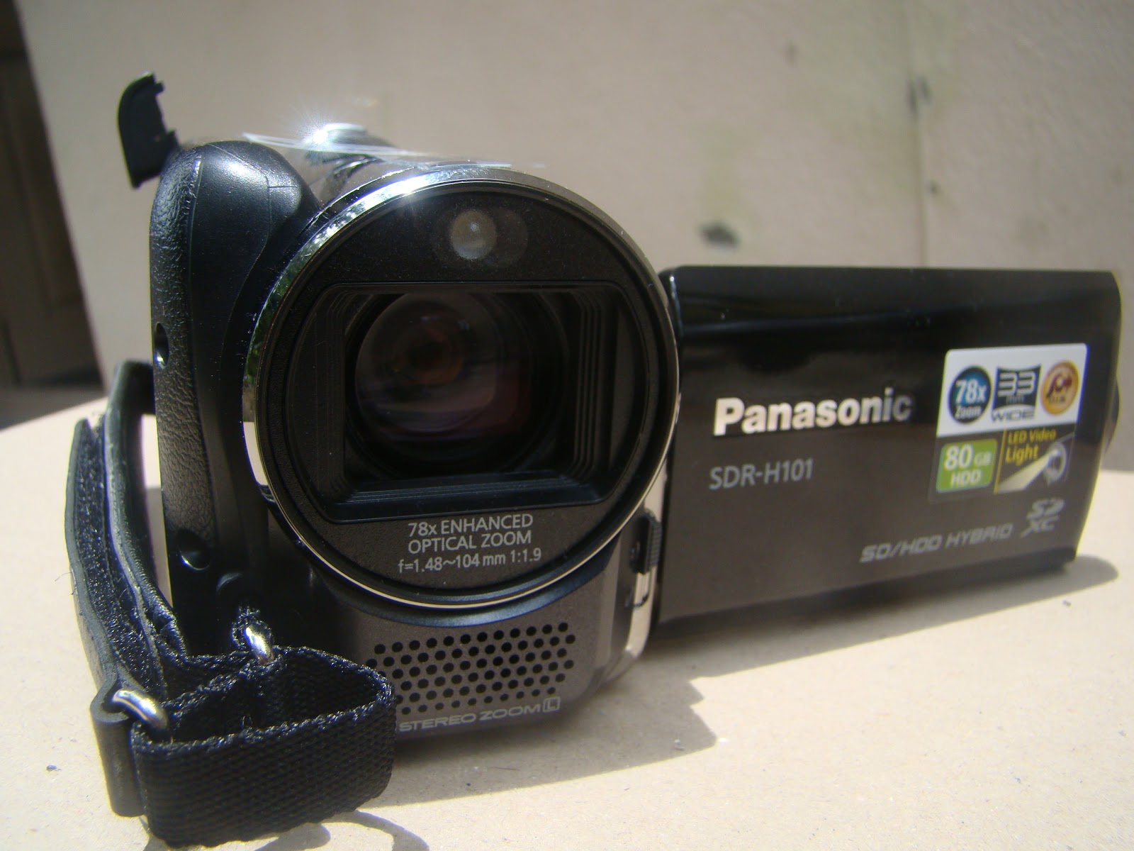 Panasonic's HDD Camcorder SDRH101 review eNidhi India Travel Blog