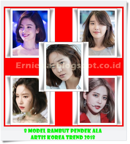 8 Model Rambut Pendek Wanita Ala Artis Korea Trend 2019